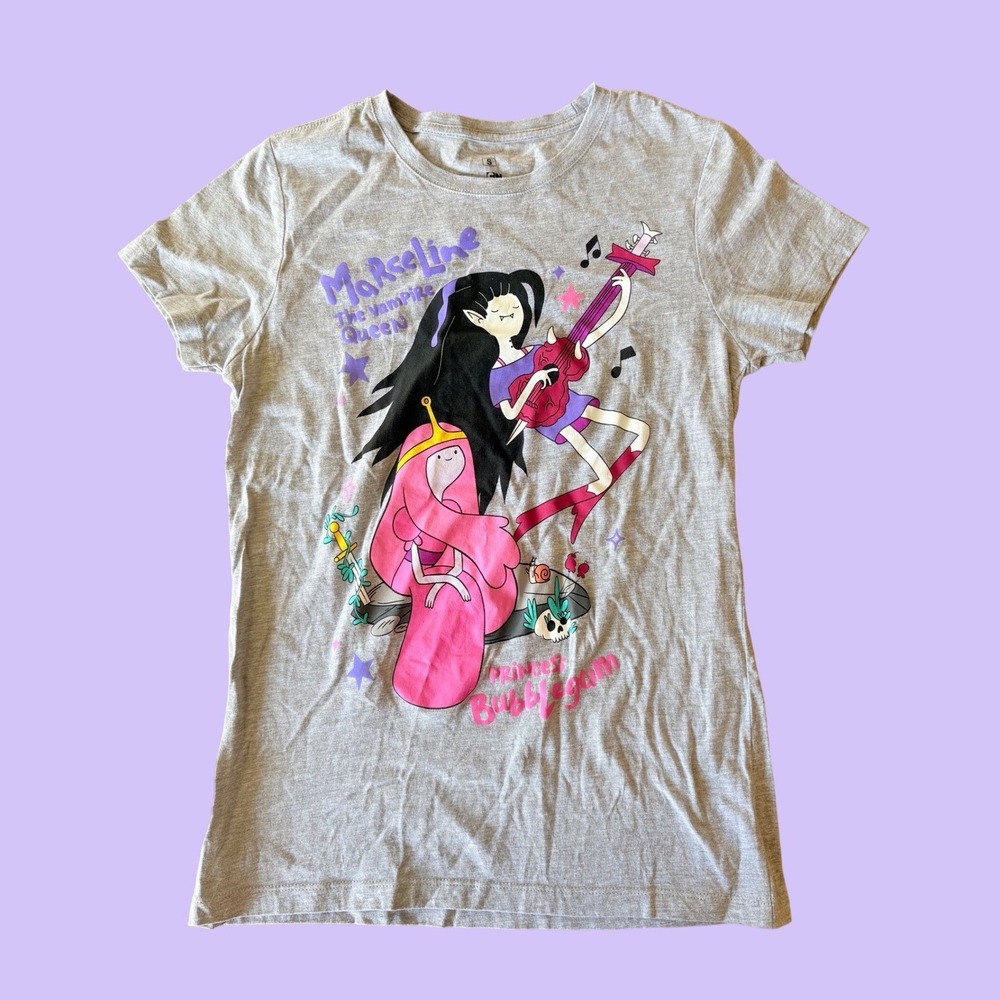 Y2K Adventure Time Marceline Princess Bubblegum Graphic Tee Scene #18